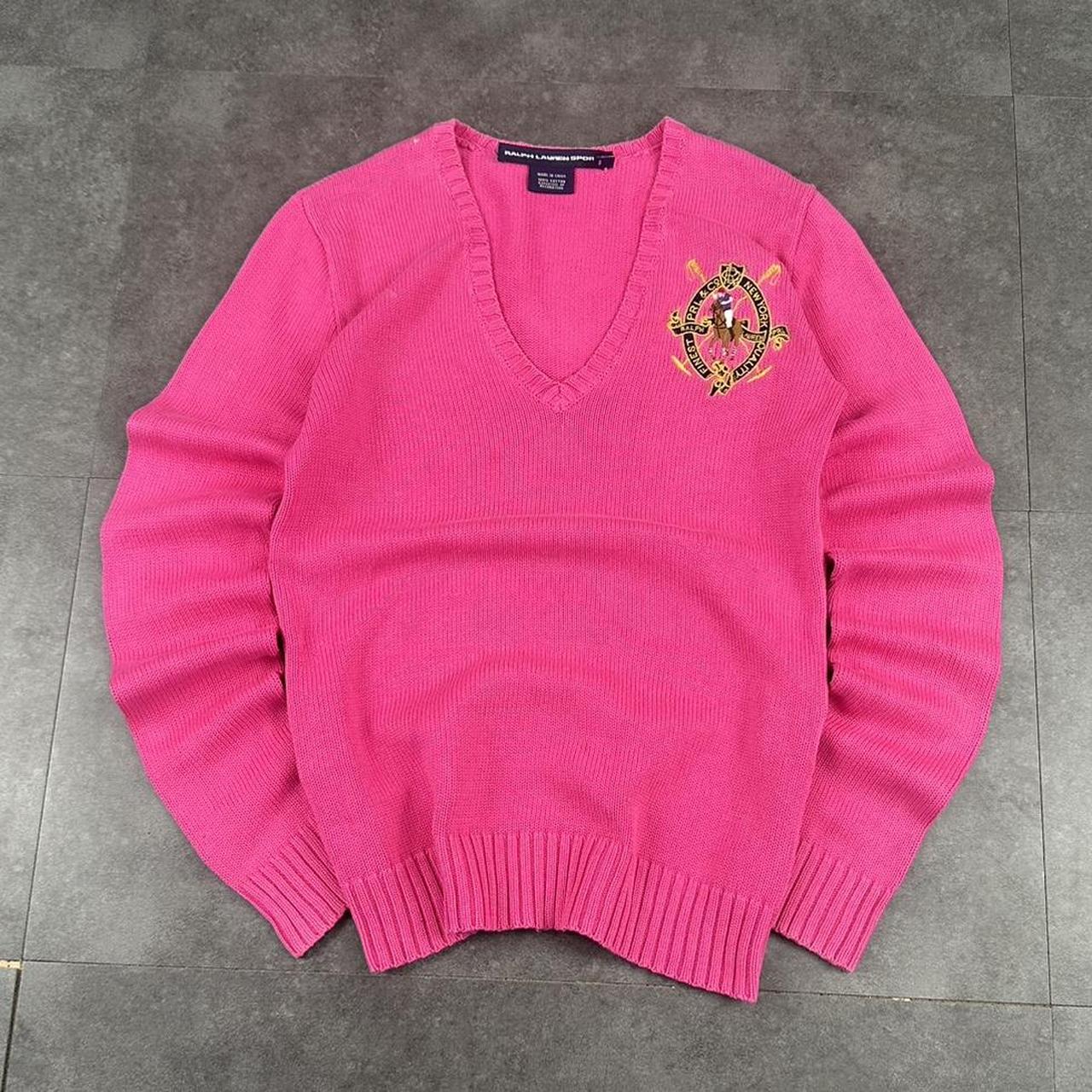 Polo Ralph Lauren PRL & co 90s cotton V neck Jumper