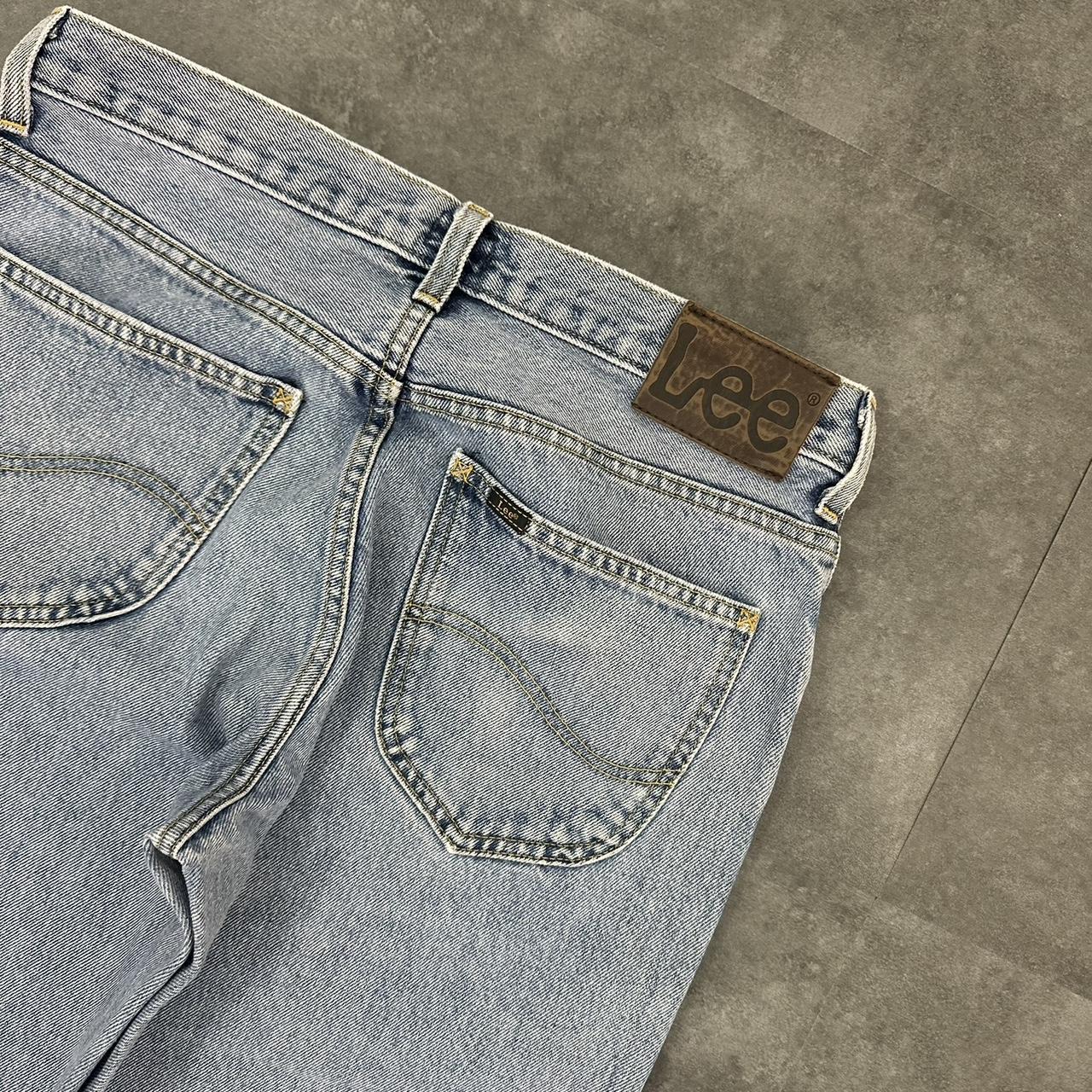 Lee Riveted 2000s straight fit relaxed fit baggu jeans