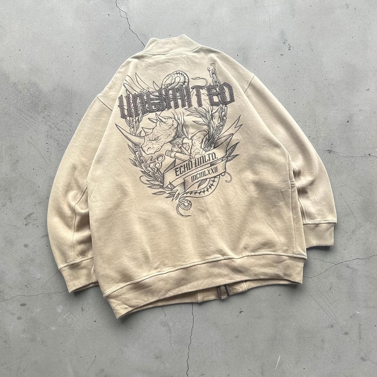 Ecko unltd vintage Y2K skater 2000s spellout zip sweatshirt