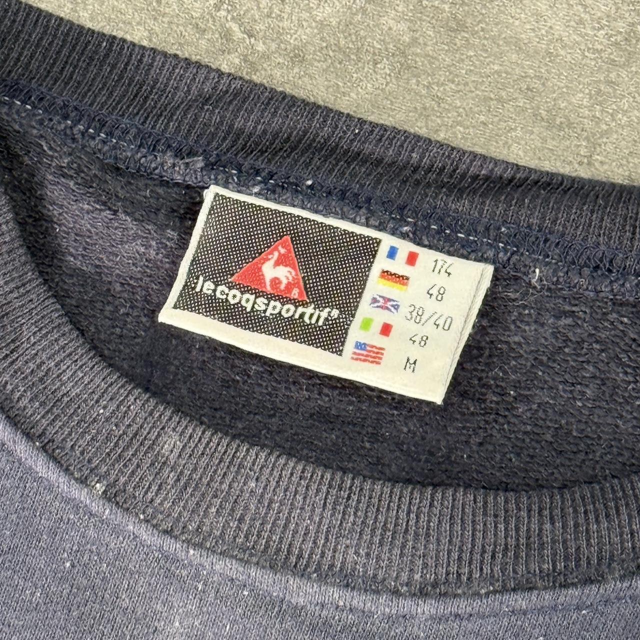 Le Coq Sportif 2000s vintage sportwear big Logo classic embroidered sweatshirt