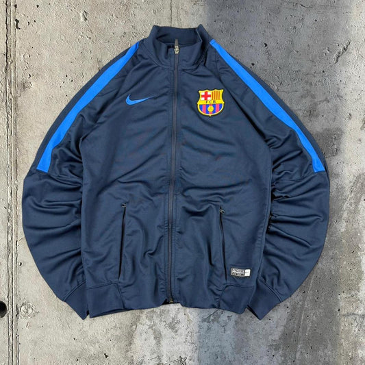 Nike Barcelona 2000s Dri Fit football track jacket