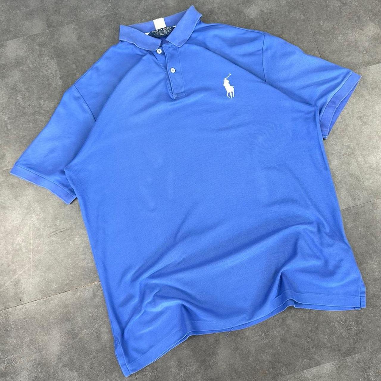 Polo Ralph Lauren 2000s Cheif Keef embroidered logo collared golf T shirt