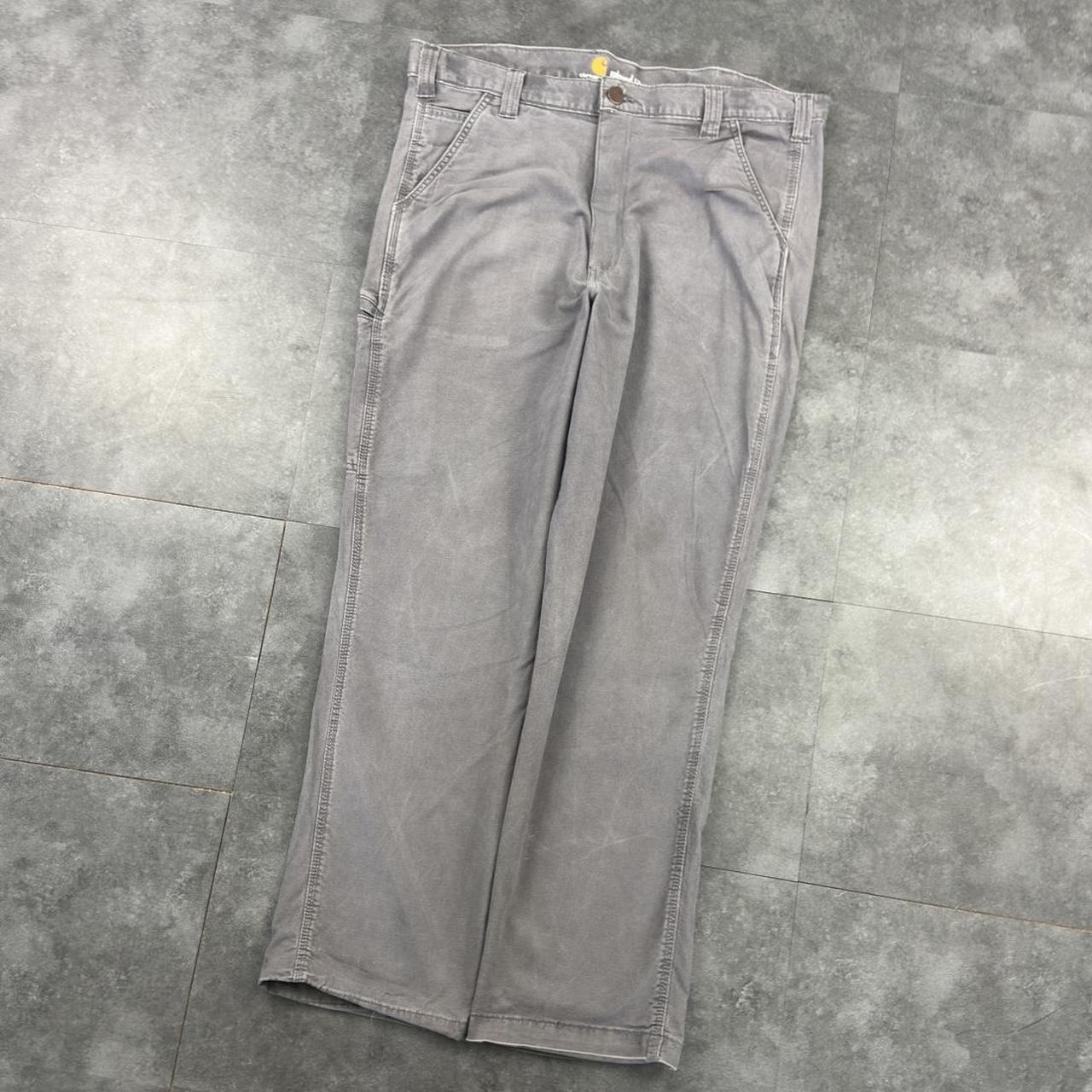 Carhartt 2000s dungaree workwear comfort fit denim cargo trousers