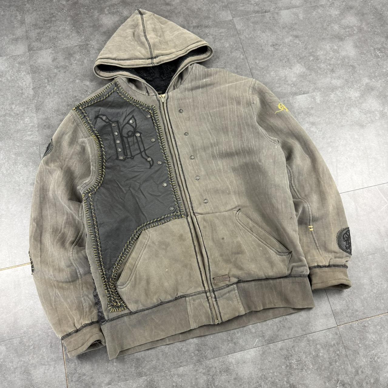 Rare Remetee Vintage Y2K 2000s grunge zip up lined sweatshirt jacket