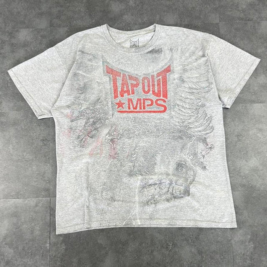Tapout MPS T 2000s Print Logo design eagle graphic T shirt