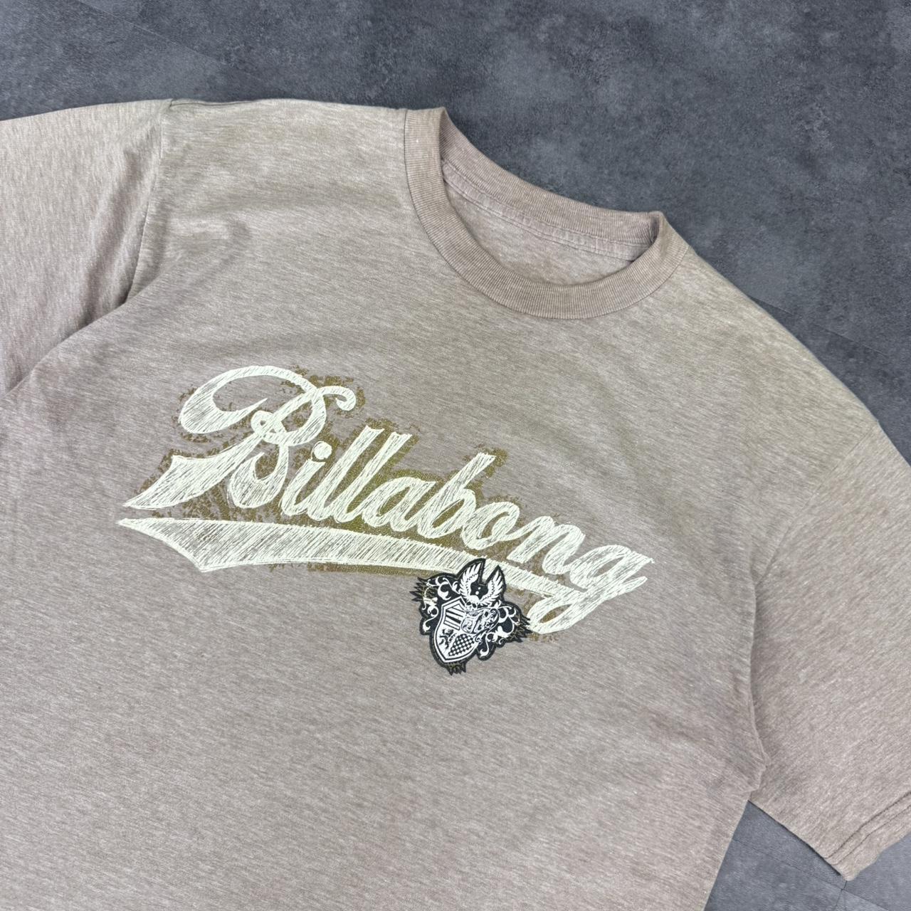 Billabong 2000s surf Y2K logo print graphic T shirt