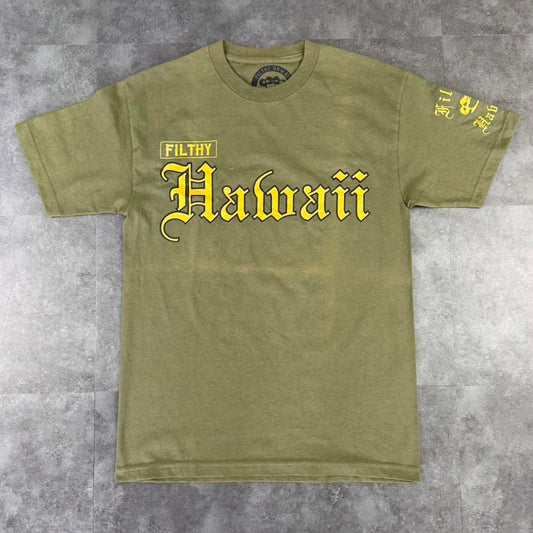 Filthy Hawaii 2000s Logo Print graphic logo T shirt