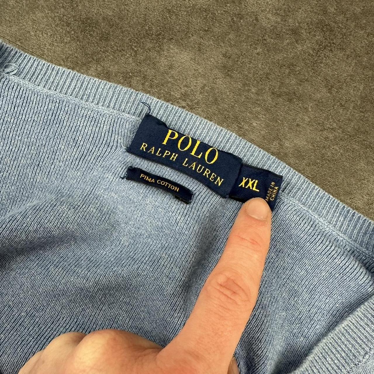 Polo Ralph Lauren 90s V neck pullover knit jumper