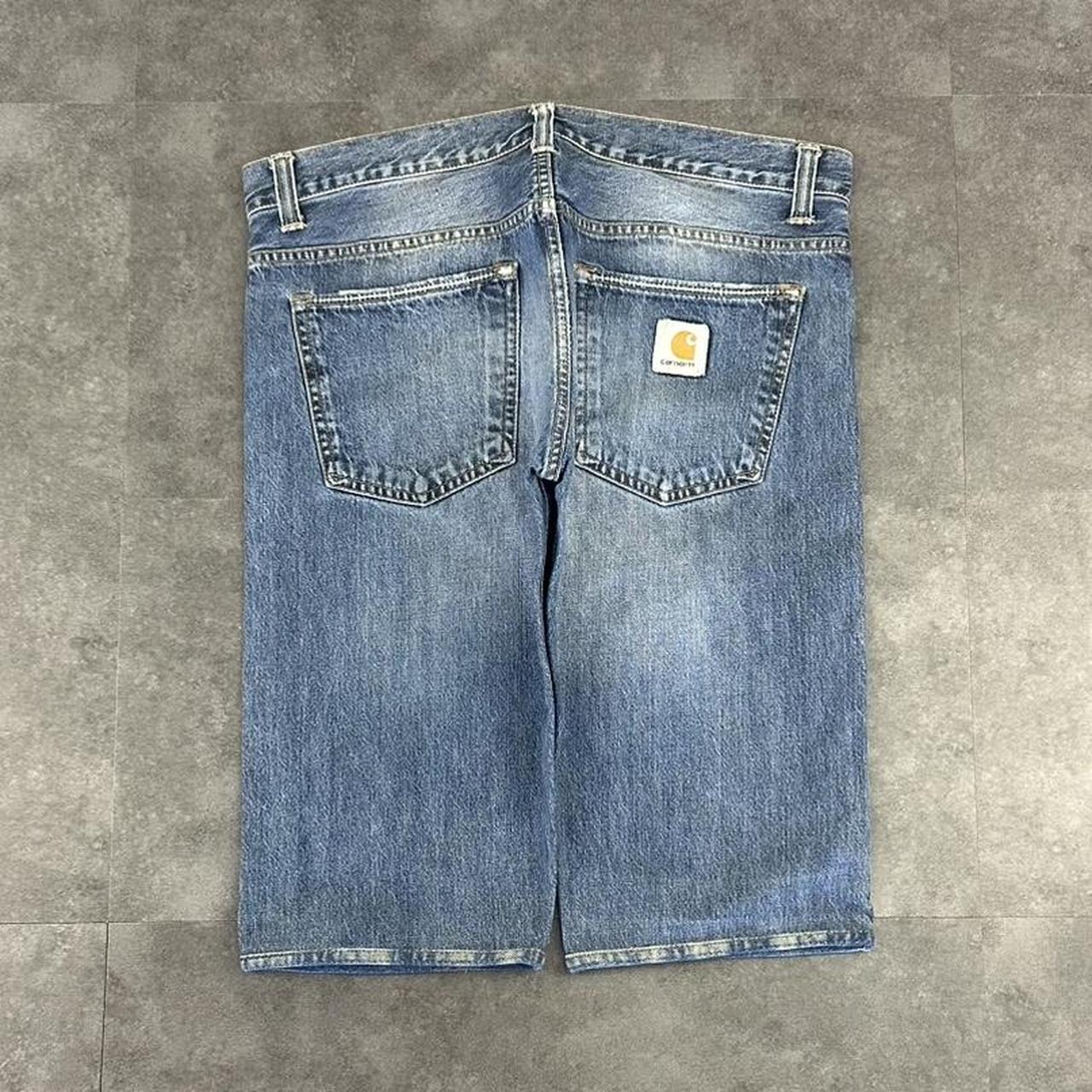 Carhartt 2000s dungaree workwear comfort fit cargo shorts