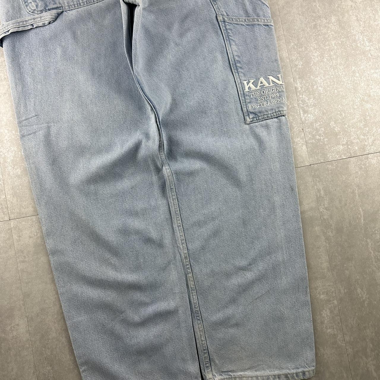 Karl Kani hiphop 2000s embroidered jeans