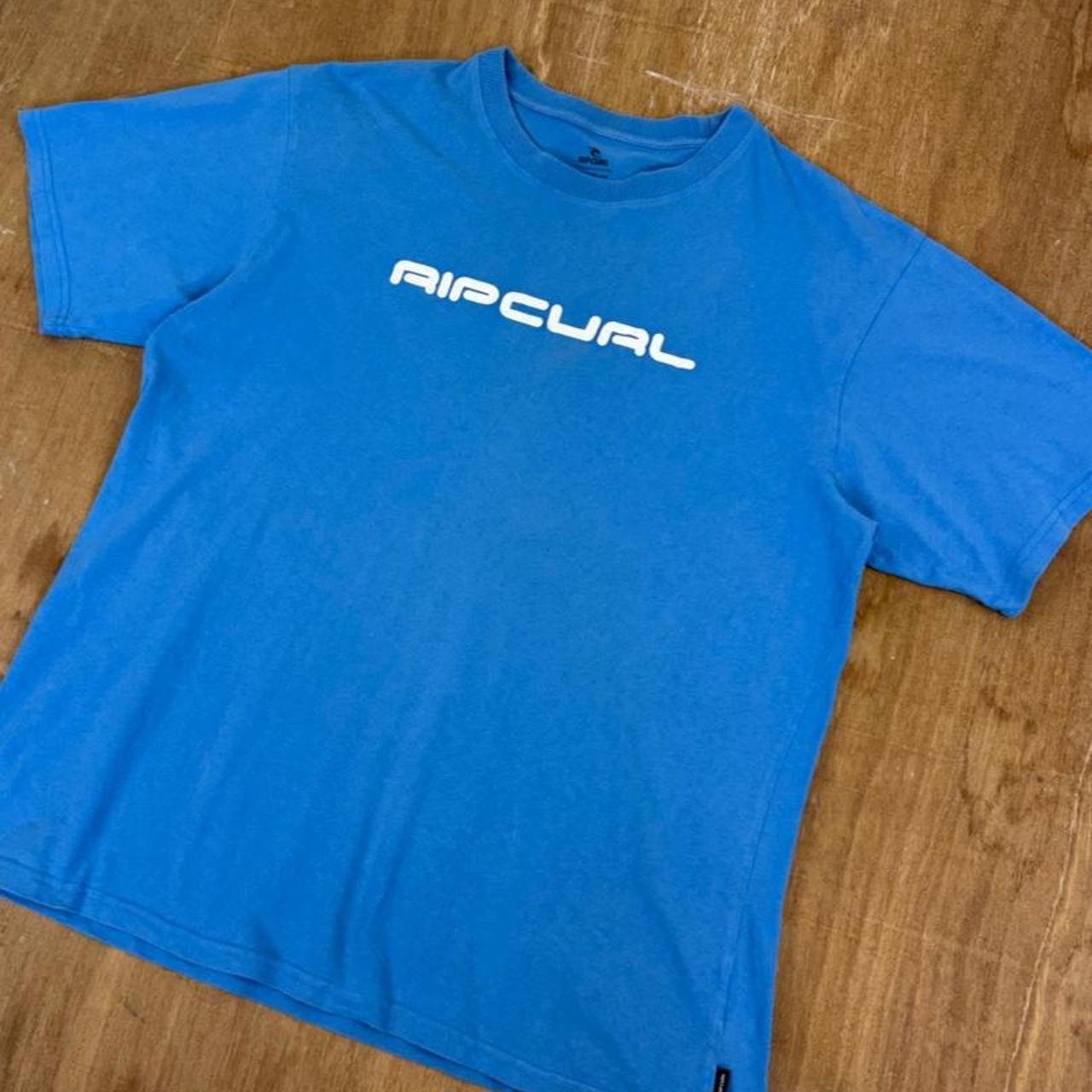 Rip Curk Surfwear blue Y2K T-Shirt