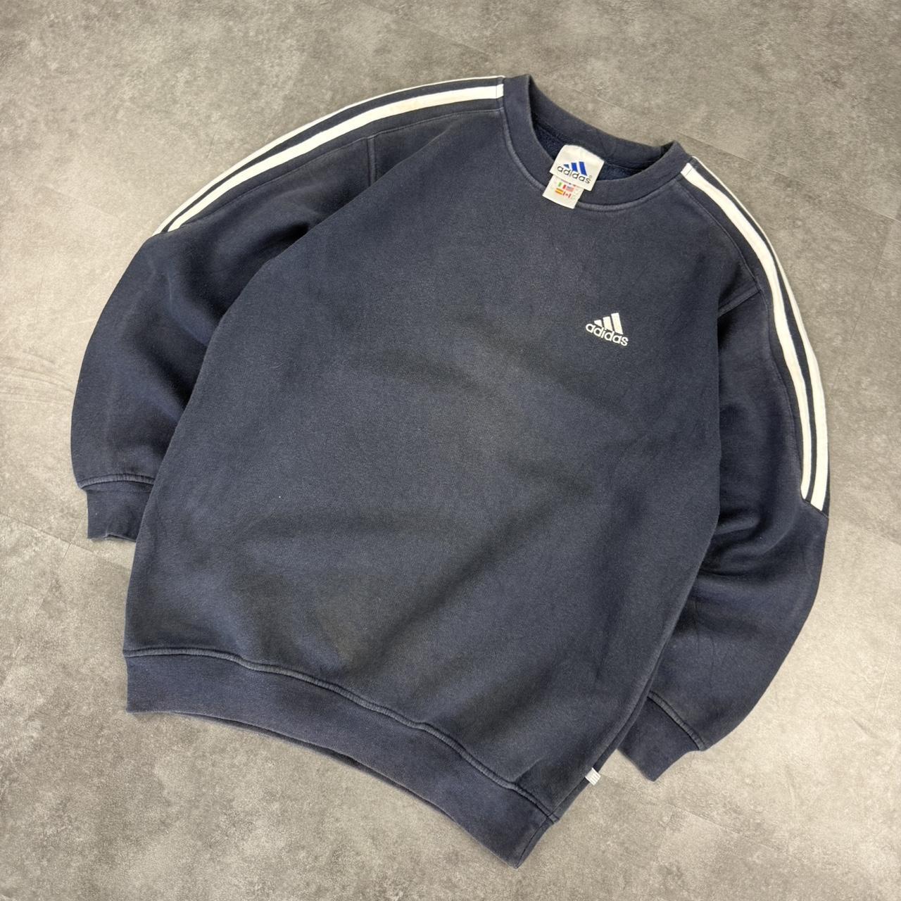 Vintage 2000s Adidas Spellout Three stripe big logo Sweatshirt