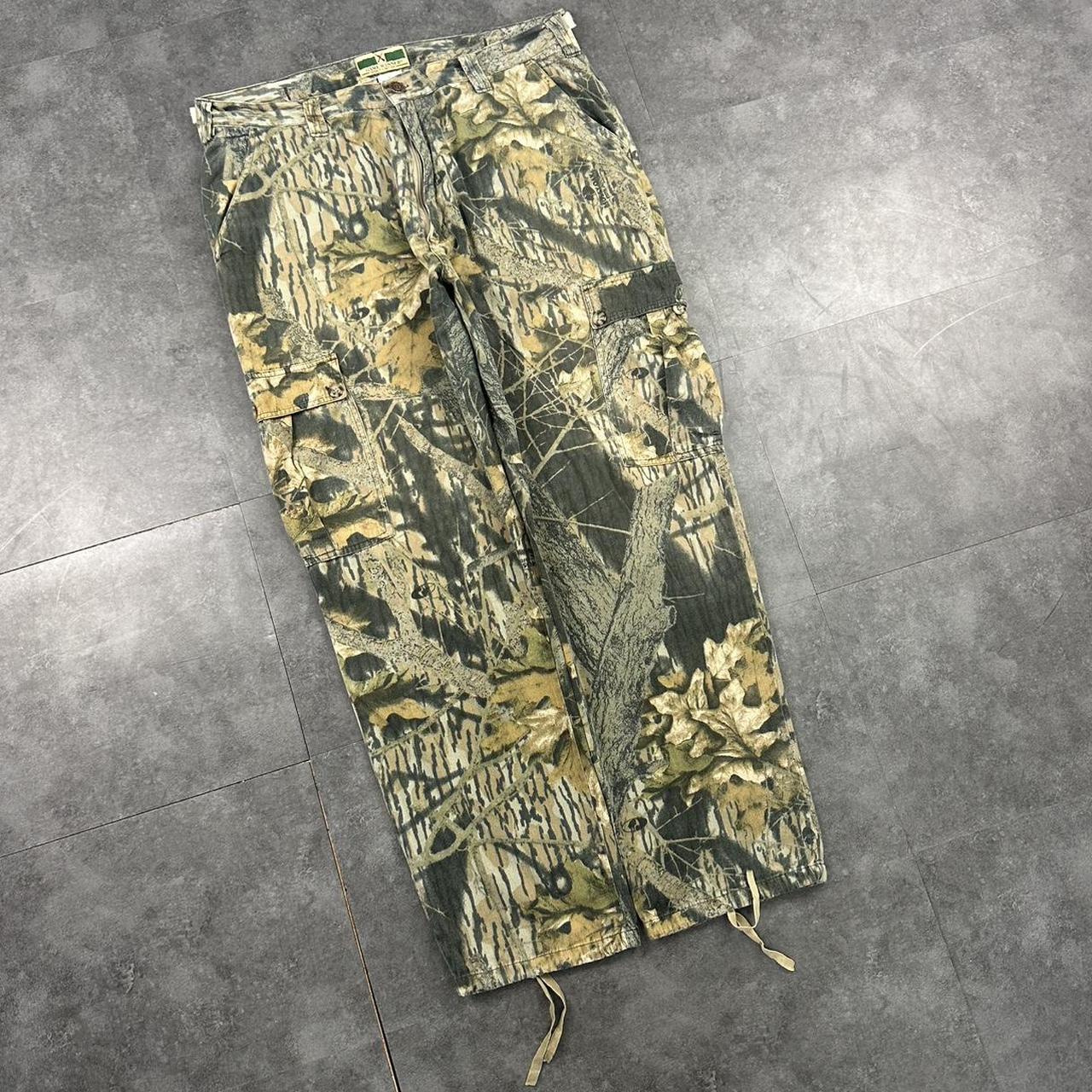 Game Winner Sportswear outdoor Mossy oak camo real tree foliage 2000s dungaree workwear cargo trouse