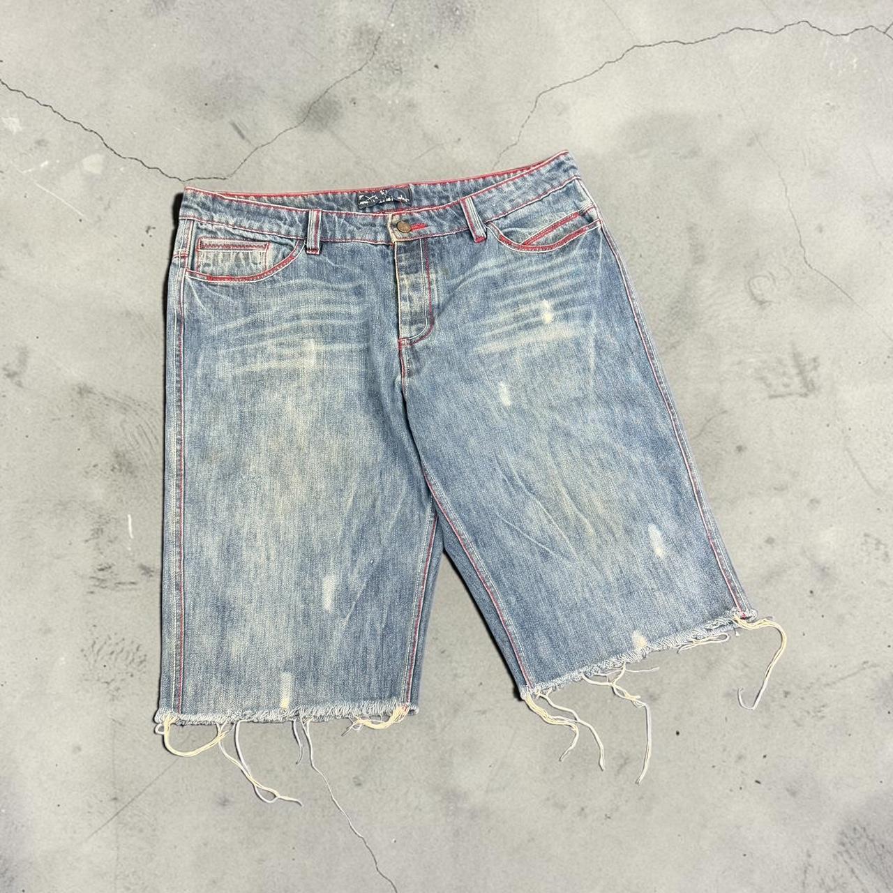Vintage 2000s hip hop baggy relaxed denim jorts shorts