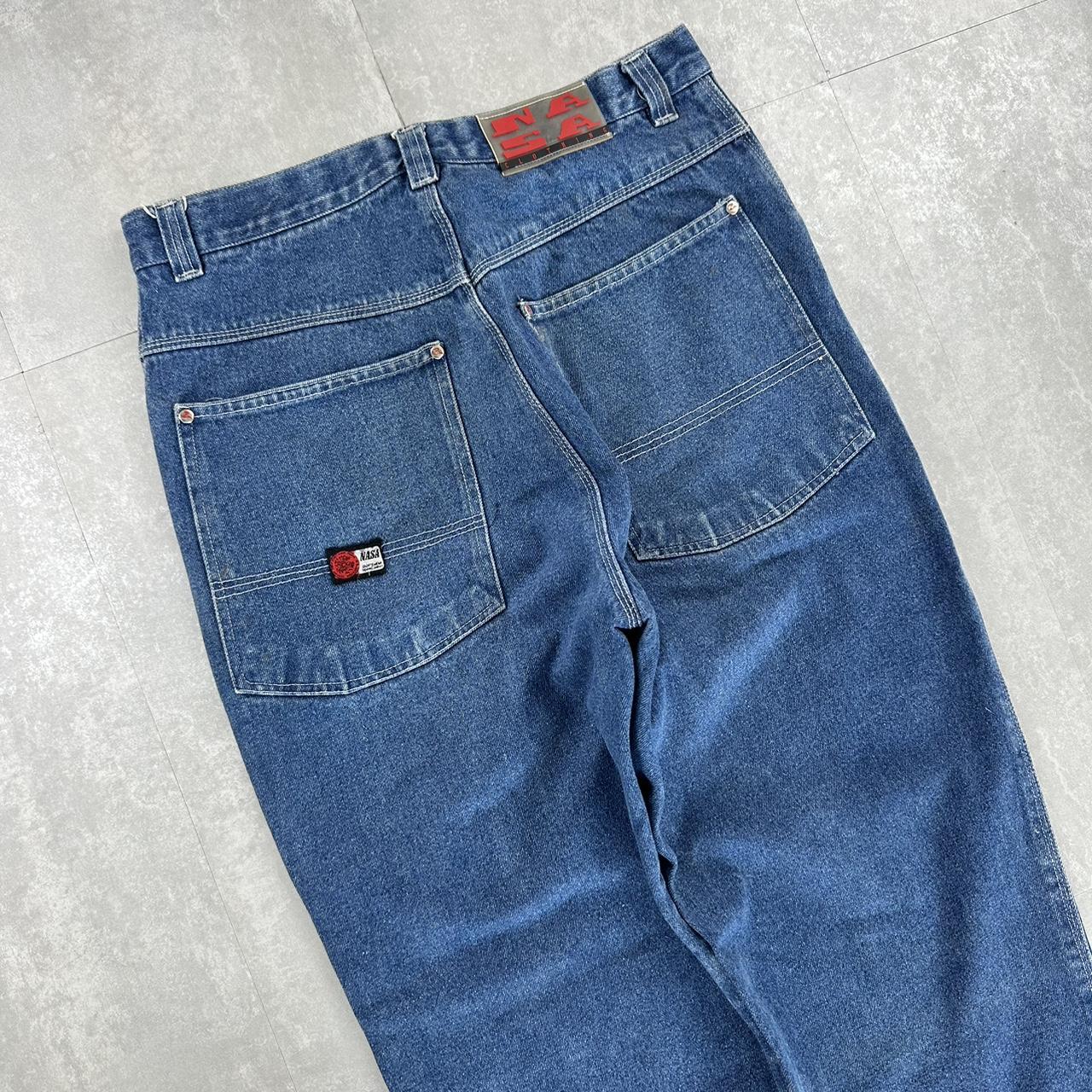 Nasa grunge jeans 2000s spellout carpenter jeans