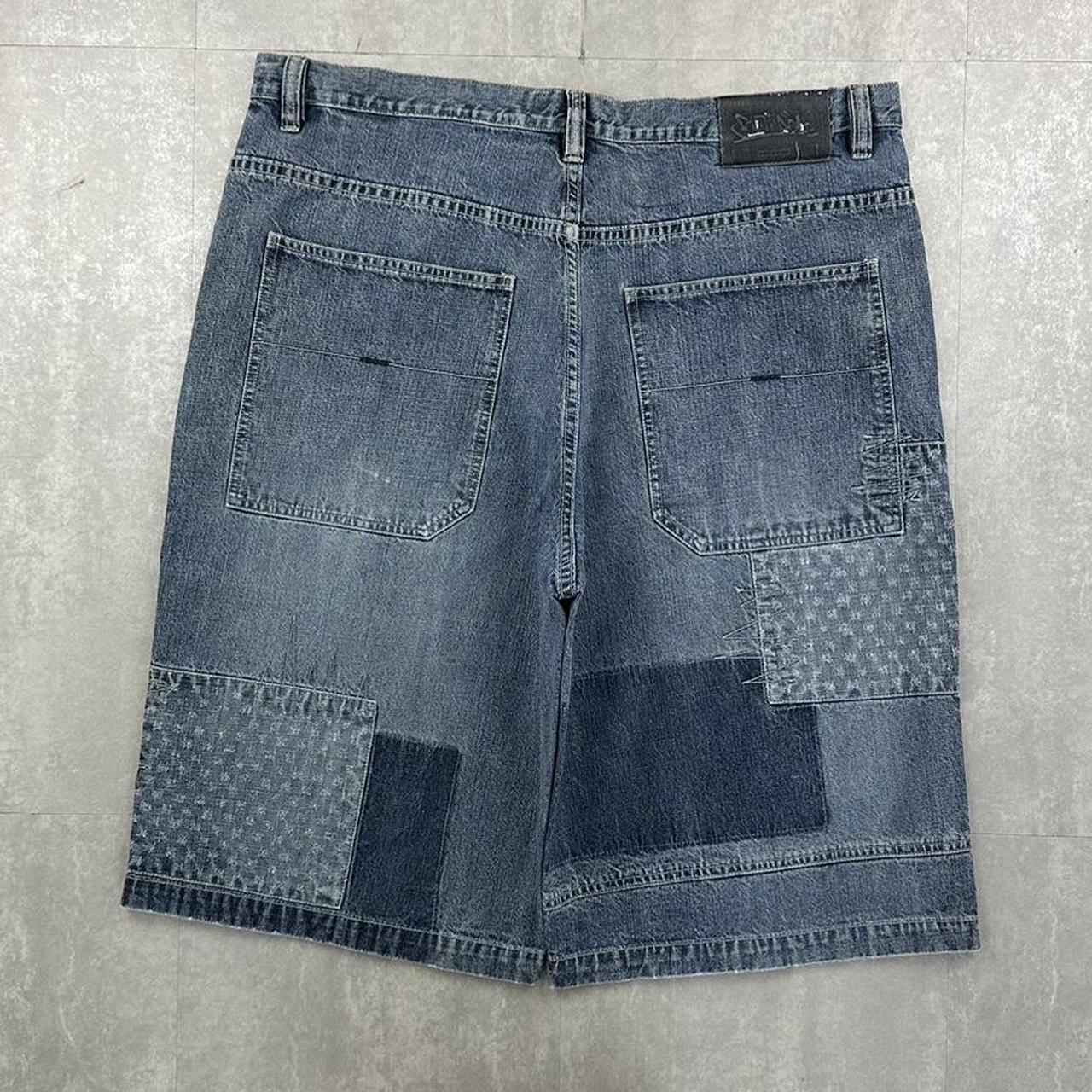 Southpole 2000s spellout carpenter style jorts