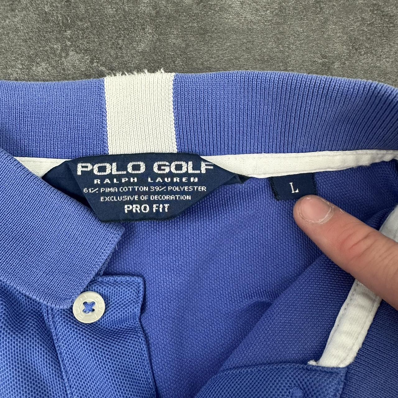 Polo Ralph Lauren 2000s Cheif Keef embroidered logo collared golf T shirt