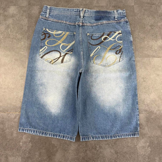 Southpole skater 2000s Vintage Japanese style Baggy HipHop Y2k Jorts