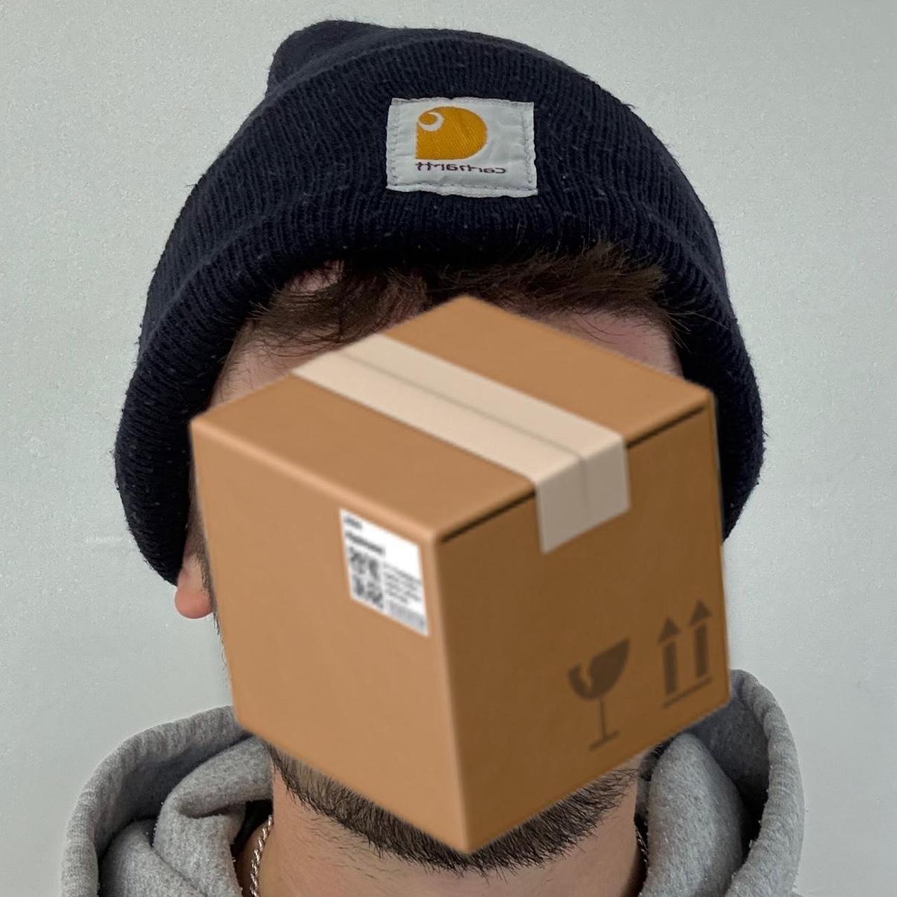 Carhartt 2000s vintage logo beanie hat