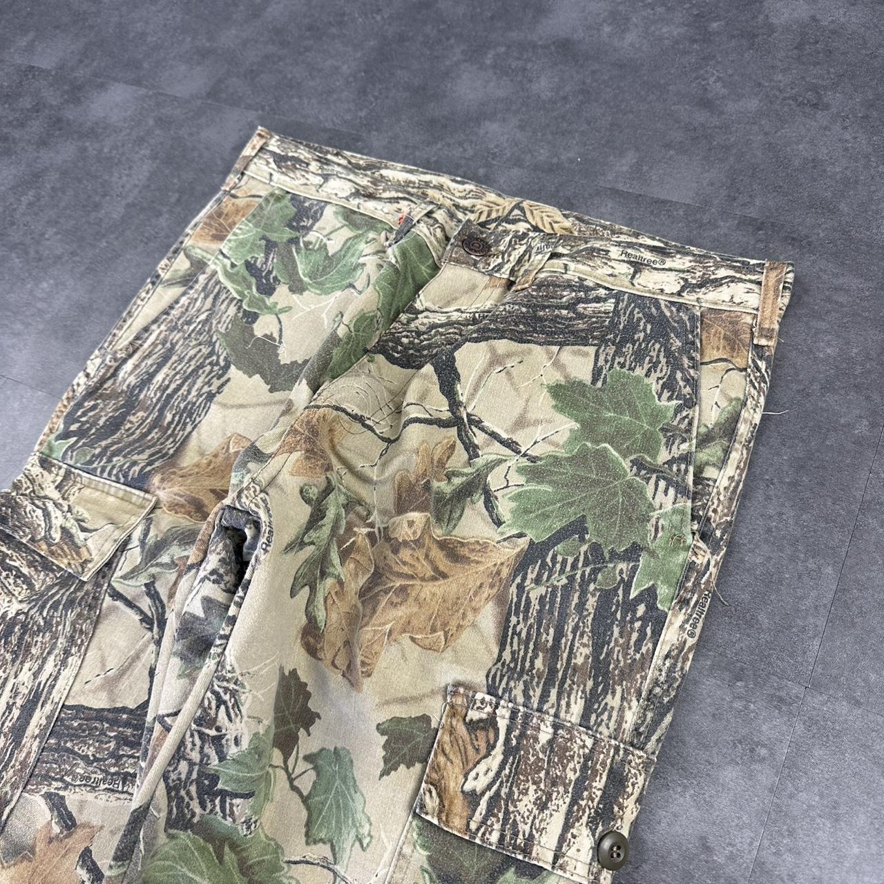 Realtree camo Mossy oak 2000s dungaree workwear cargo trousers