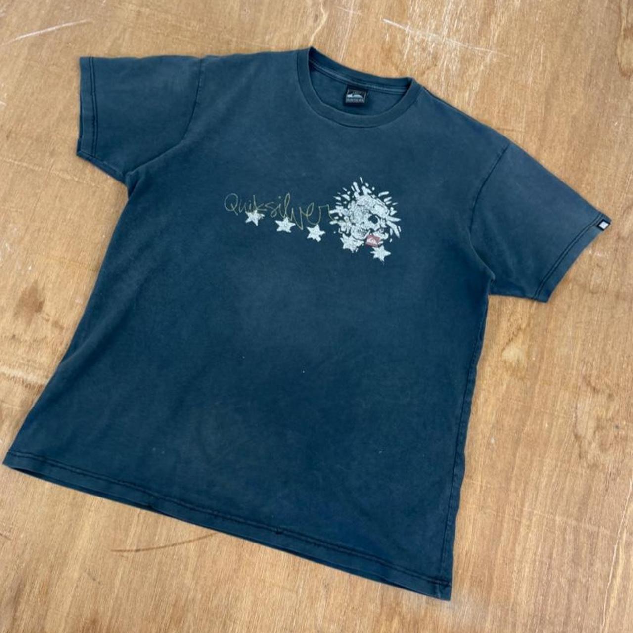 Quiksilver Surfwear navy blue Y2K T-Shirt