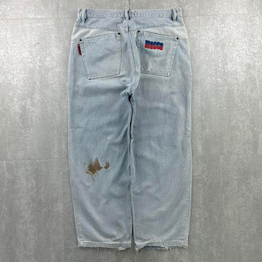 Mecca grunge jeans 2000s spellout carpenter jeans