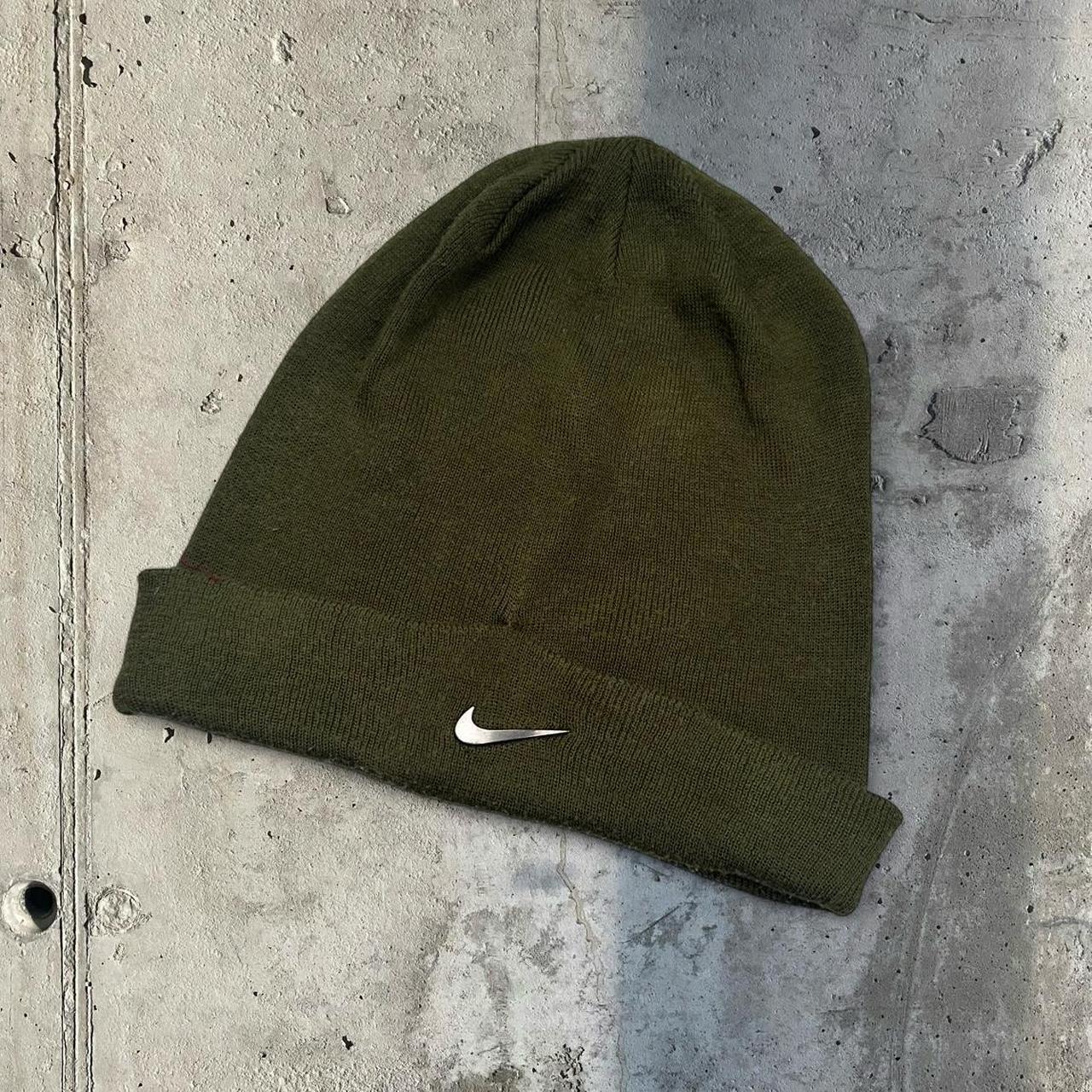 Nike 2000s vintage Surfwear Skater embroidered logo beanie hat
