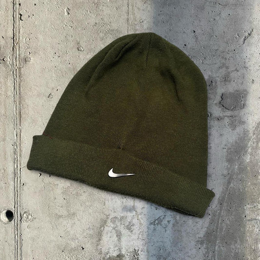Nike 2000s vintage Surfwear Skater embroidered logo beanie hat