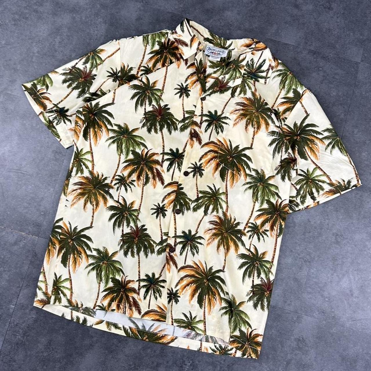 Pacific Legend 2000s vintage 90s Y2K lightweight Summer Hawaiian button down bowling Shirt