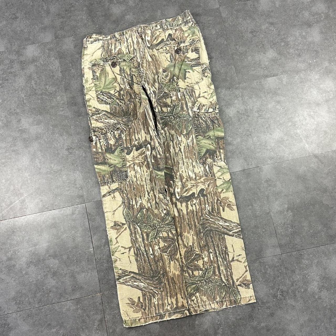 Realtree camo Mossy oak 2000s dungaree workwear cargo trousers