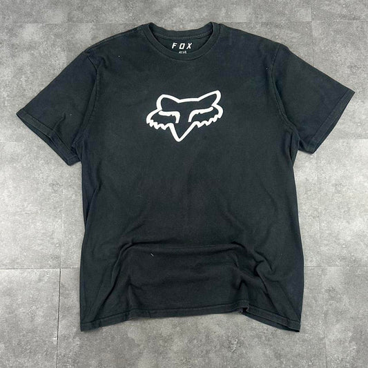 Fox Racing 2000s logo Print Logo graphic T shirt