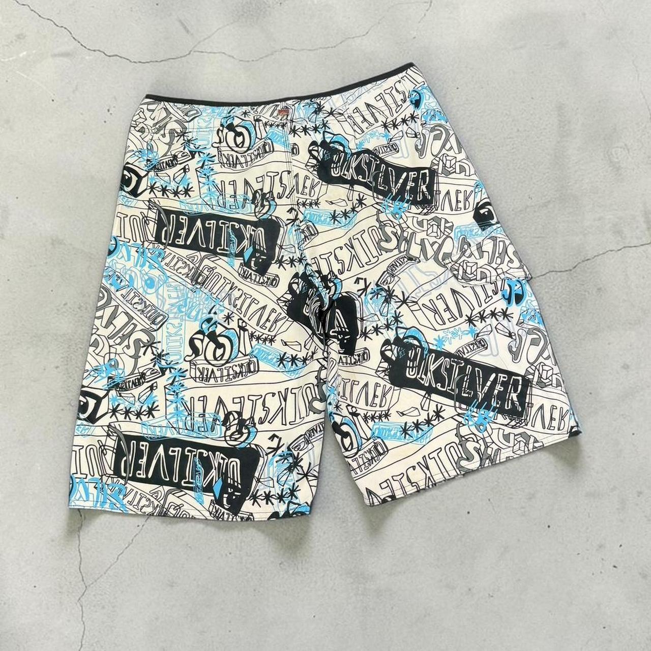 Quiksilver surfer vintage Y2K Surfwear beach swim board shorts