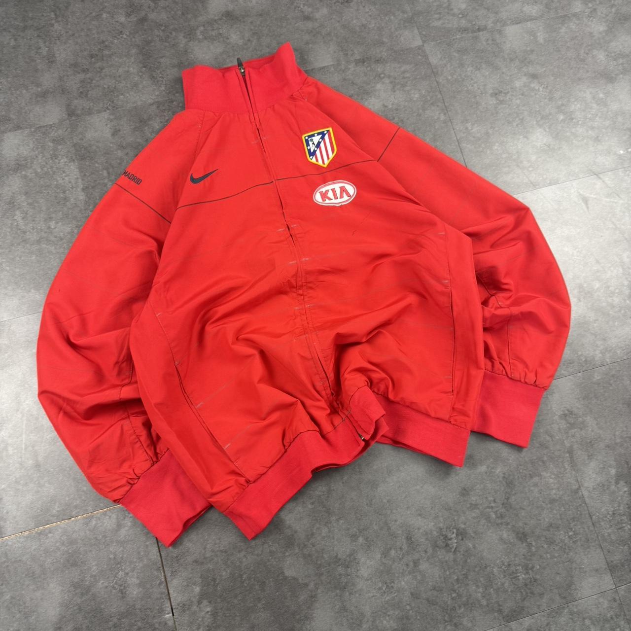 Vintage Nike 2000s athletico Madrid football track jacket