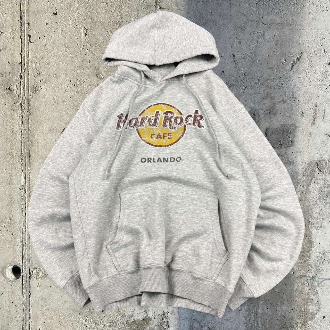 Hard Rock Cafe Orlando Vintage 2000s hiphop y2k spellout hoodie