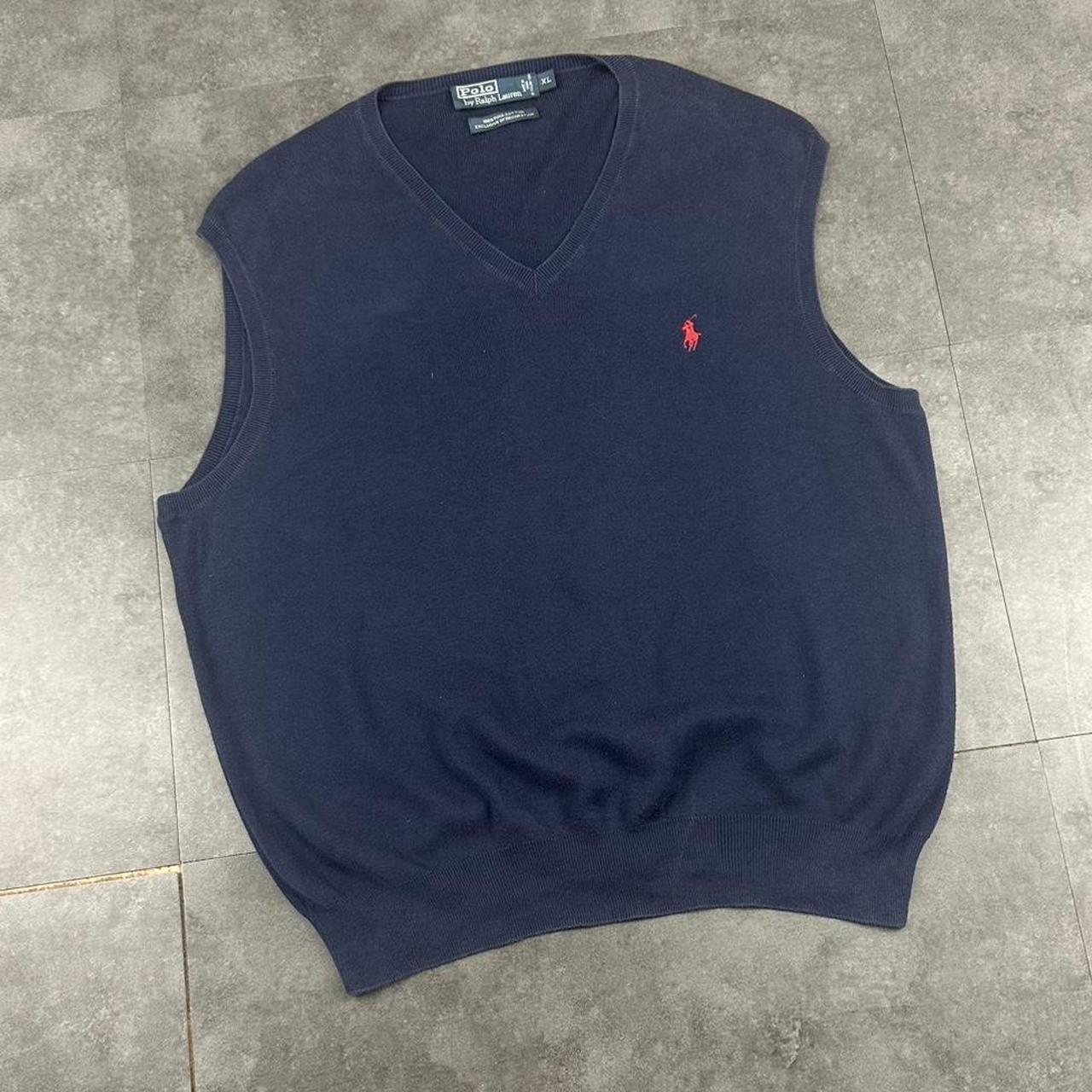 Polo Ralph Lauren 90s heavyweight chunky knit pullover knit Vest