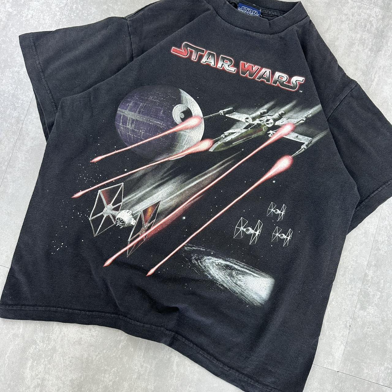 Rare Star Wars 90s/2000s Death Star space battle T