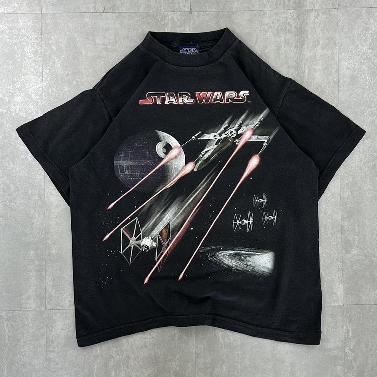 Rare Star Wars 90s/2000s Death Star space battle T