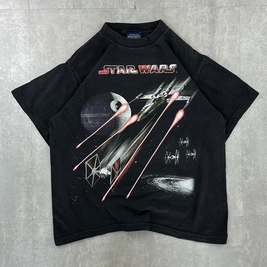 Rare Star Wars 90s/2000s Death Star space battle T