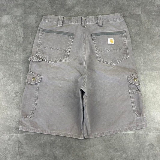 Carhartt 2000s dungaree workwear comfort fit cargo shorts