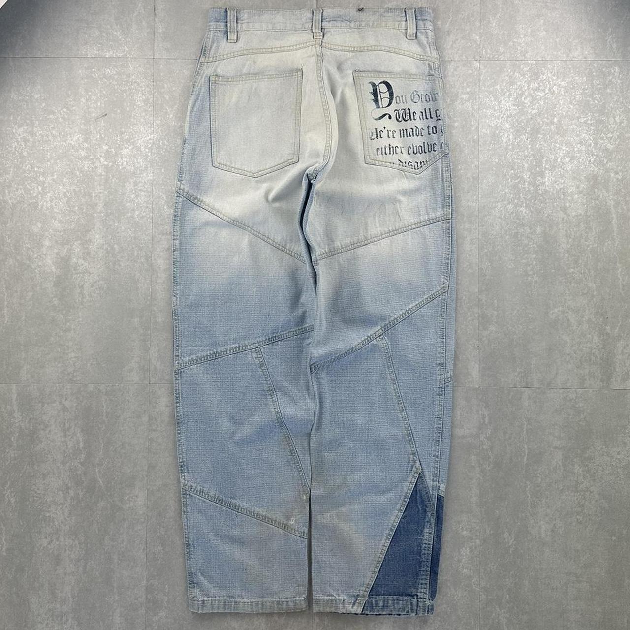 Makaveli Tupac denim jeans 90s/2000s spellout carpenter jeans