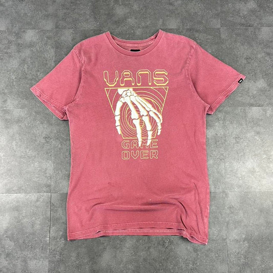 Vans Classic T 2000s Y2K logo print Game over Skelton graphic T shirt