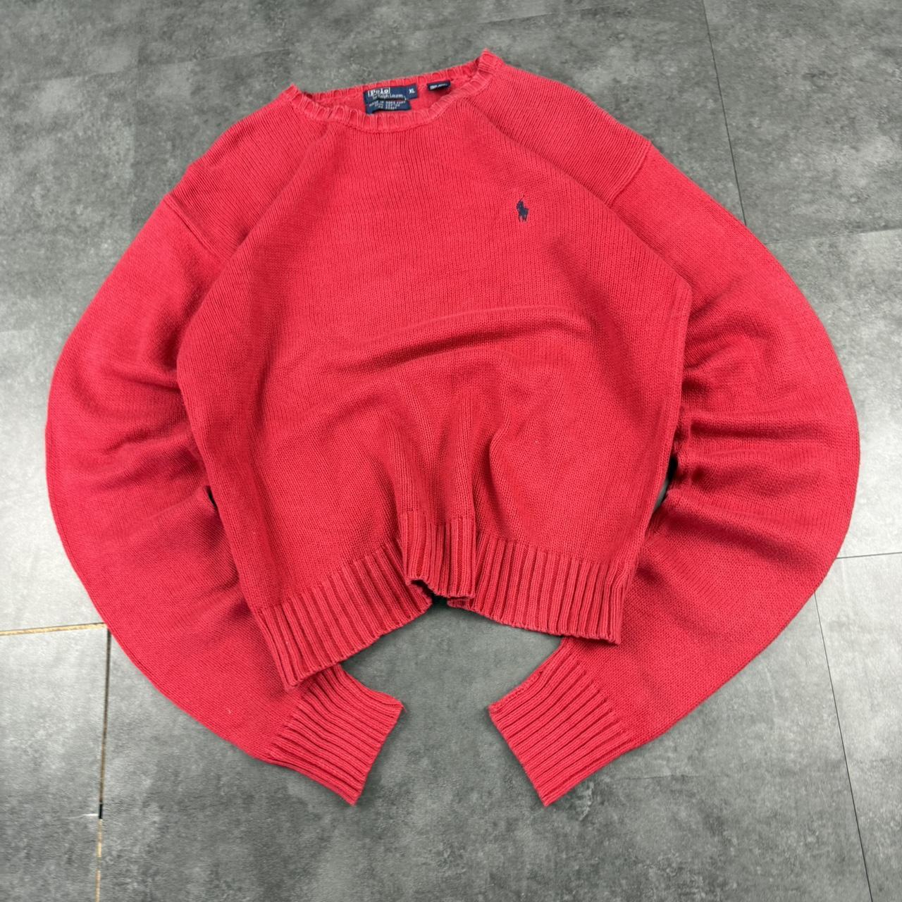 Polo Ralph Lauren 90s chunky knit heavyweight fisherman’s jumper