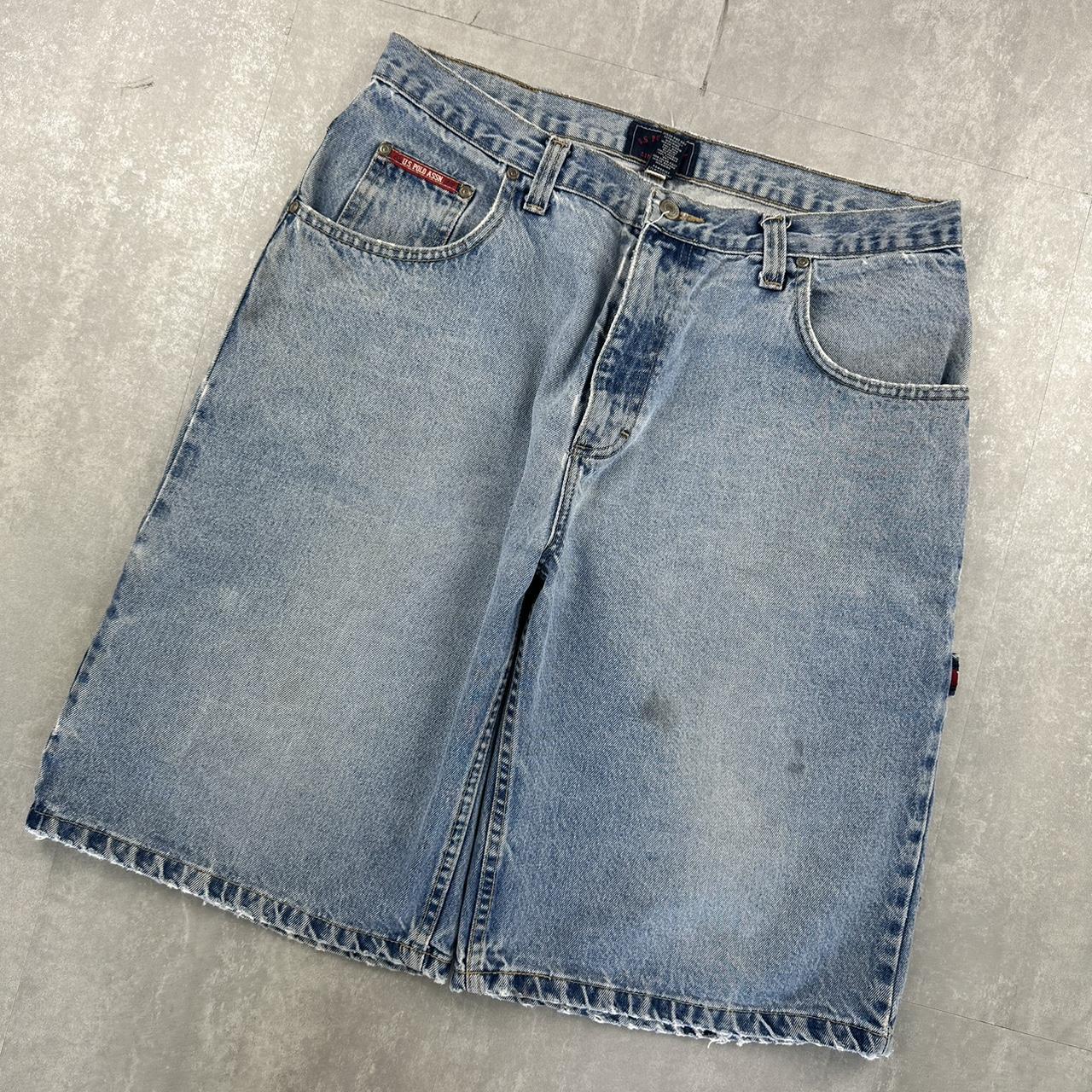 US Polo Assn 2000s spellout carpenter style jorts