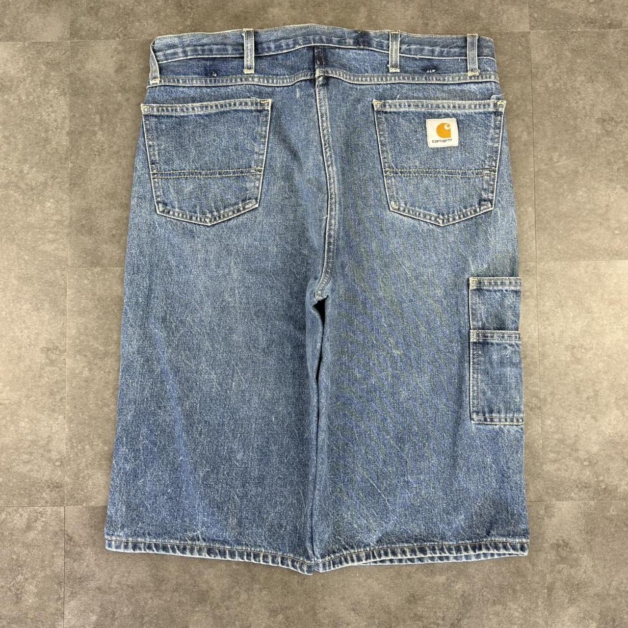 Carhartt 2000s dungaree workwear comfort fit cargo shorts