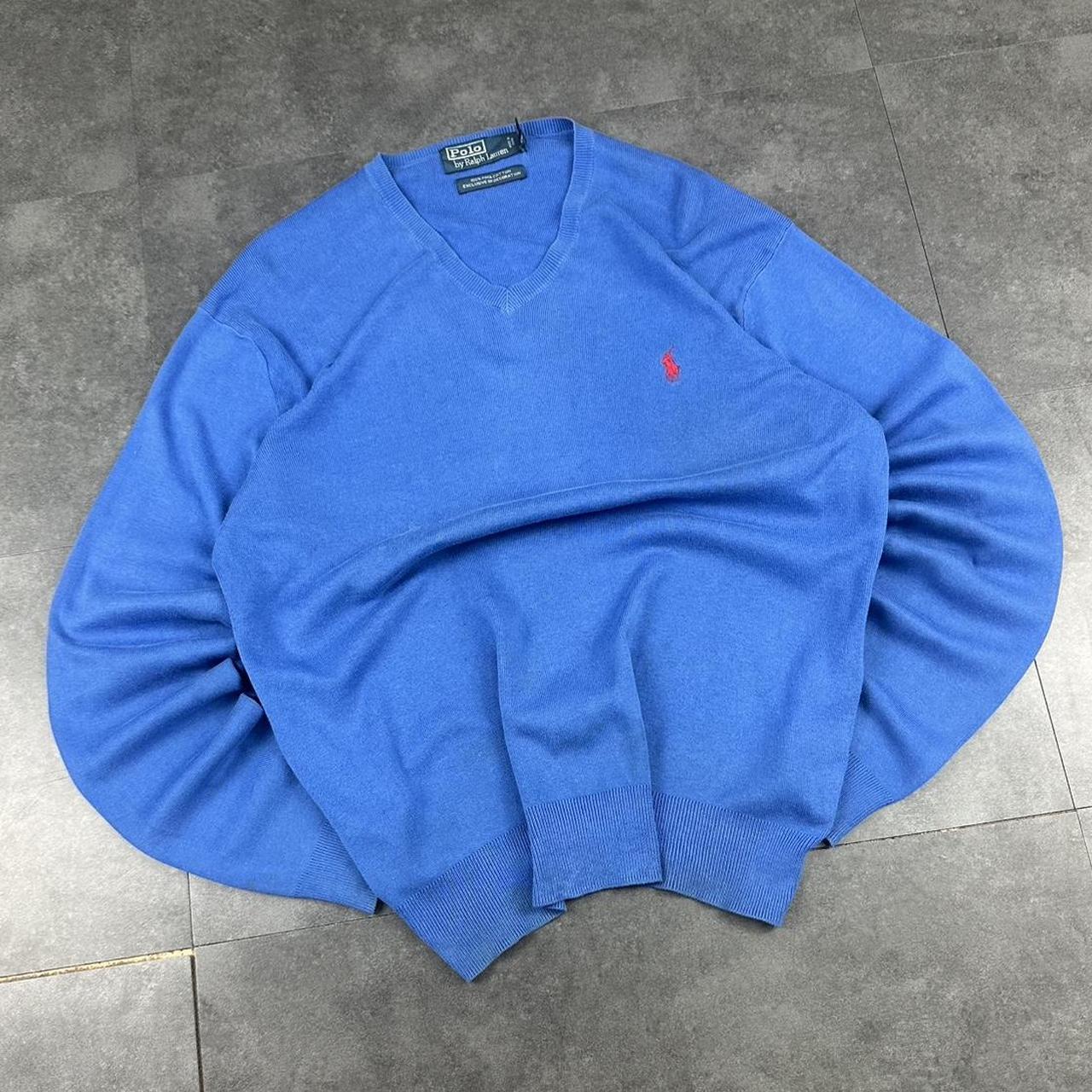 Polo Ralph Lauren 90s cotton V Neck Jumper