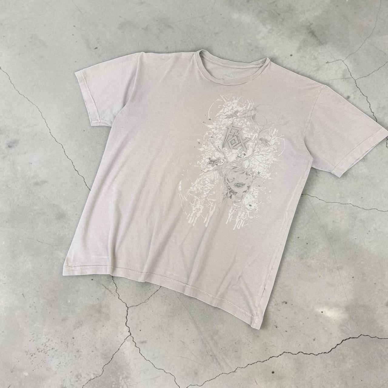 Fox Racing Vintage Y2K grunge hip hop logo T-Shirt