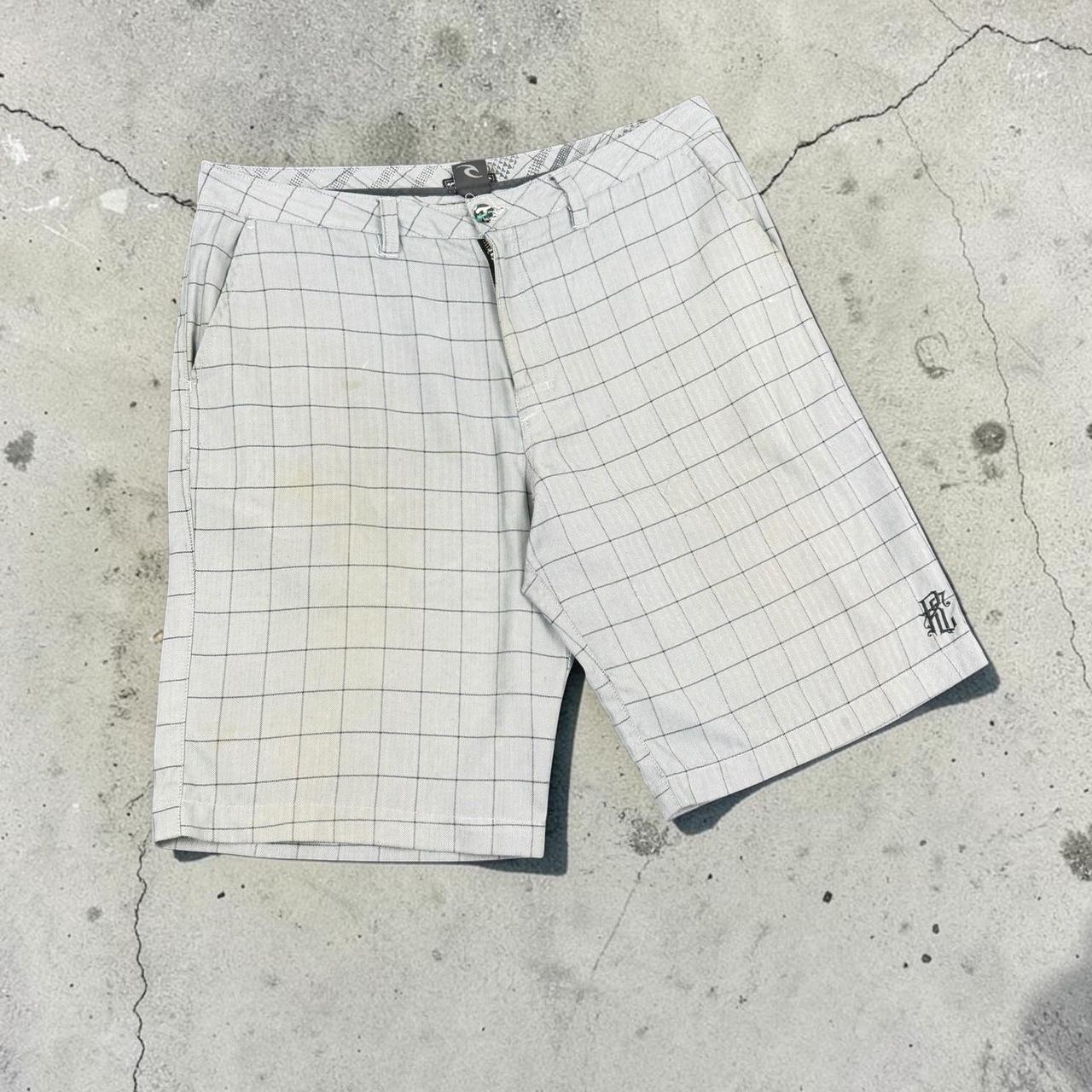 Rip Curl Vintage Y2K Surfwear check board shorts cargo shorts