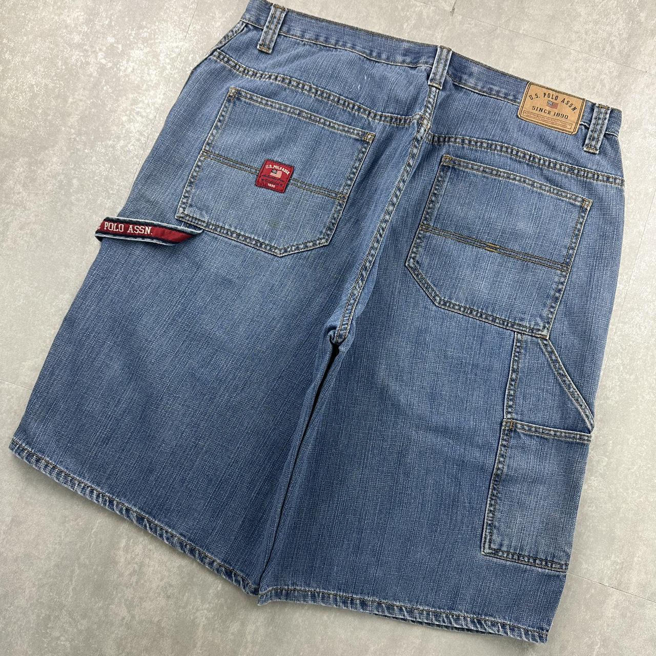 US Polo Assn 2000s spellout carpenter style jorts