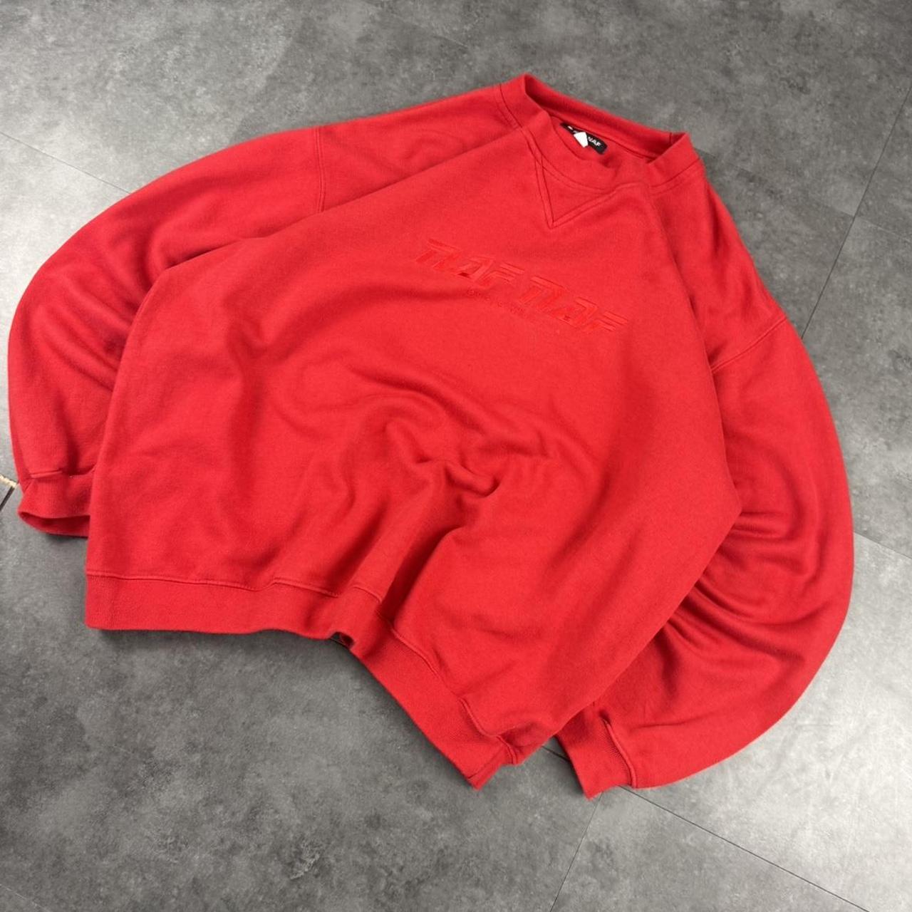 Naf Naf 90s vintage embroidered logo sweatshirt