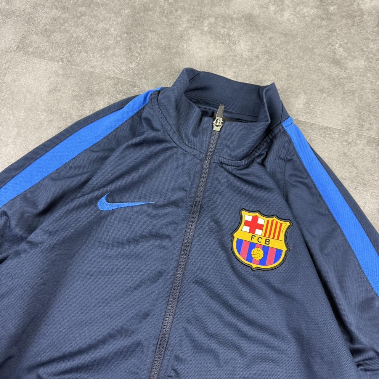 Nike Barcelona 2000s Dri Fit football track jacket
